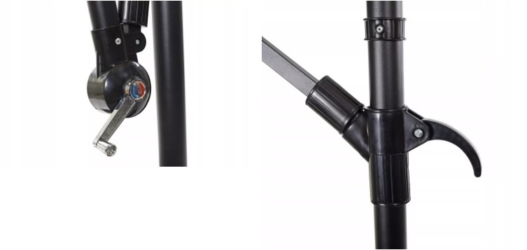 Slunečník Exclusive boční průměr 300 cm žlutý 5